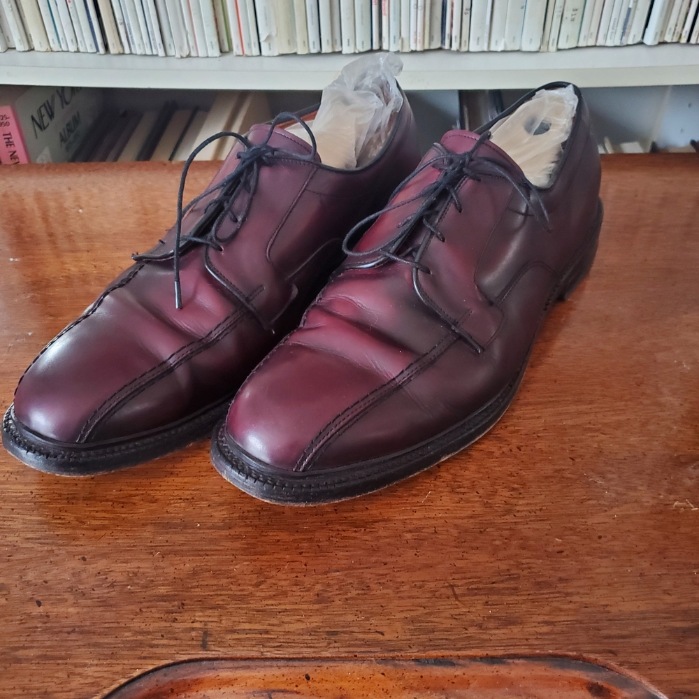 Allen Edmonds Hillcrest Mens Size 13 Cordovan Leather Oxfords Dress Shoes